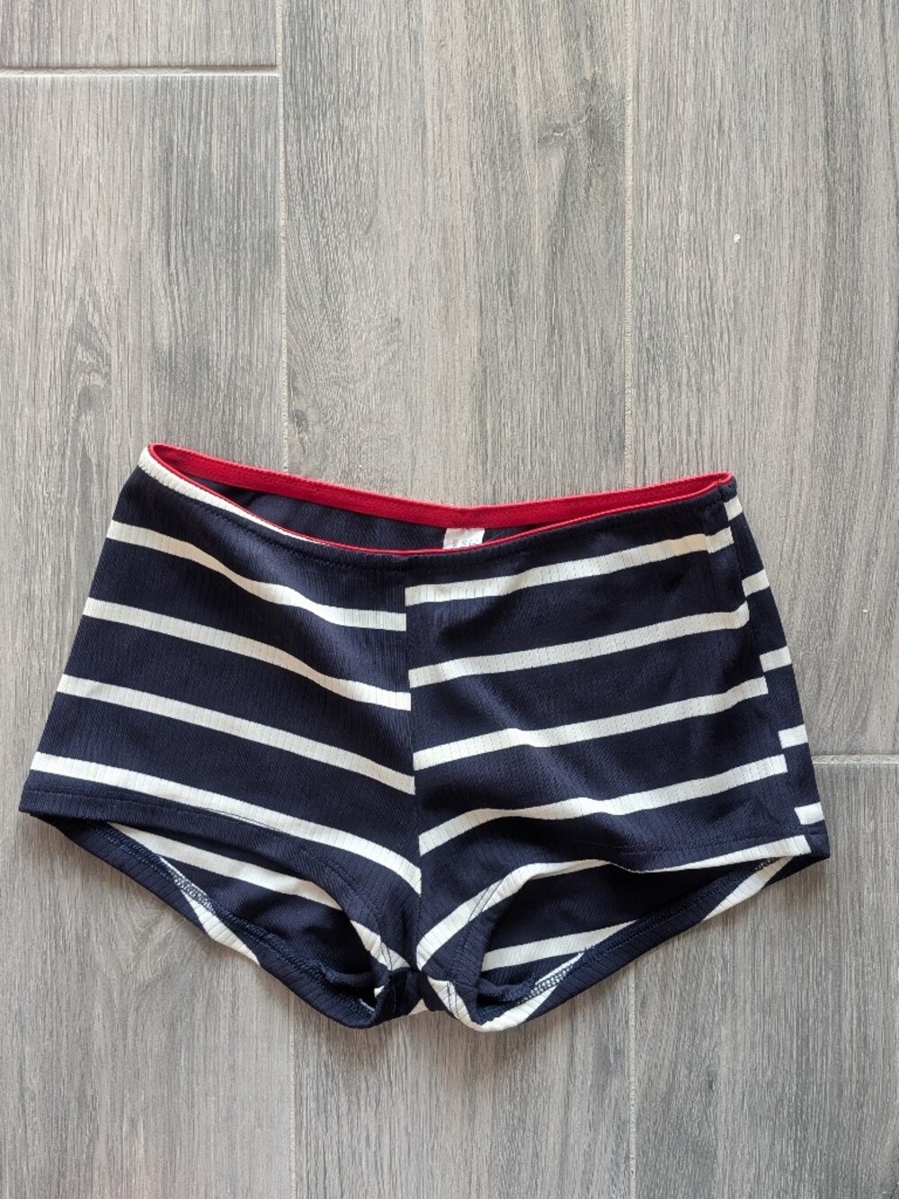 Vintage 2000s Tommy Hilfiger Signature Striped Boyshorts Panties SMALL